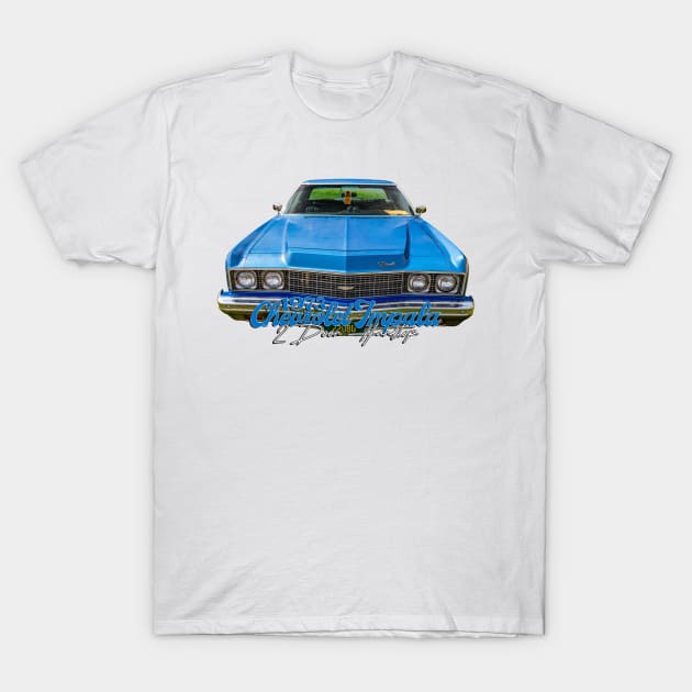 1973 Chevrolet Impala 2 Door Hardtop T-Shirt by Gestalt Imagery